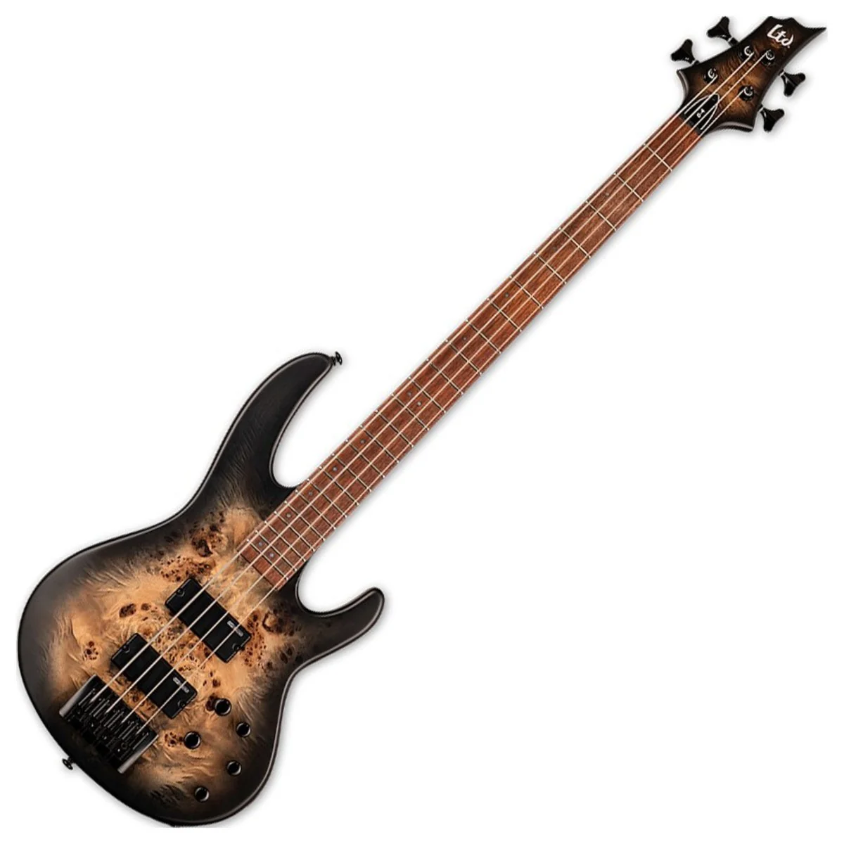 ESP LTD D4 BLKNBS BAJO ELECTRICO BLACK NATURAL BURST SATIN. - Image 4