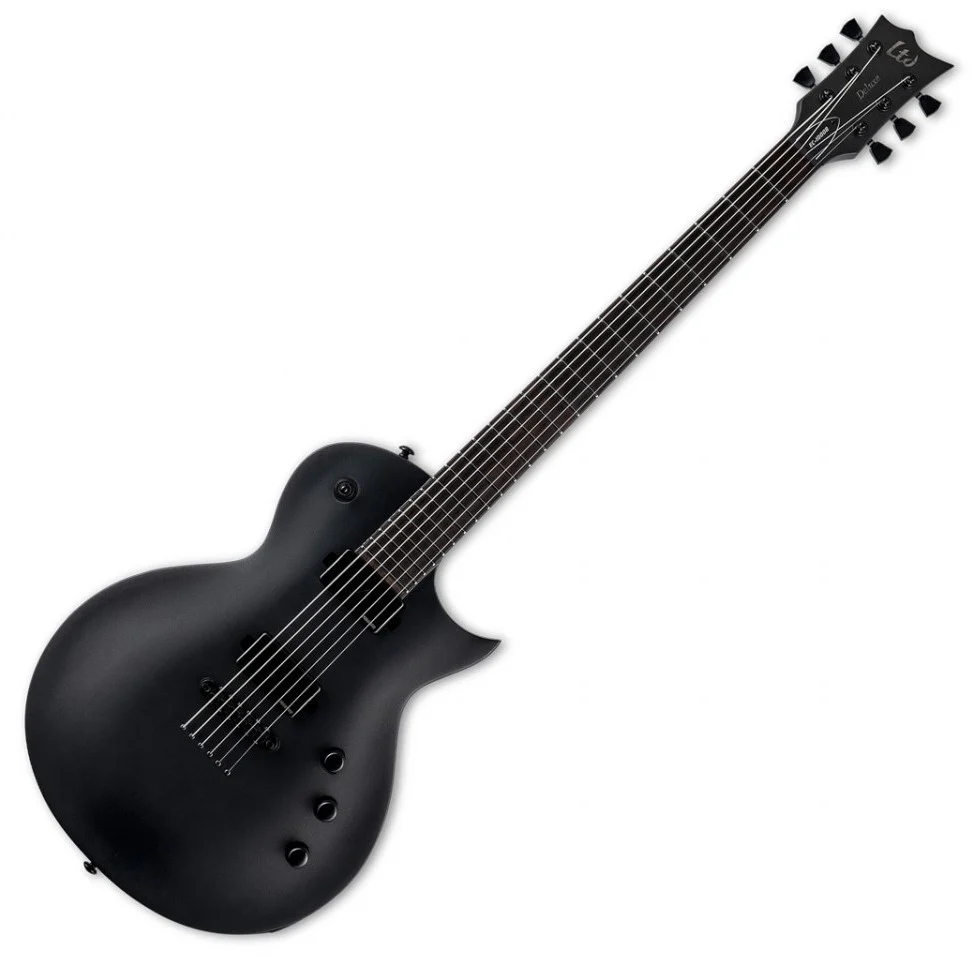 ESP LTD EC1000 BARITONE CMS GUITARRA ELECTRICA CHARCOAL METALLIC SATIN - Image 5