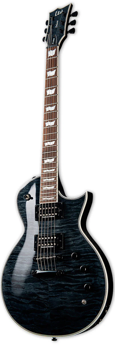 ESP LTD EC1000 PIEZO STBLK GUITARRA ELECTRICA SEE THRU BLACK - Image 2