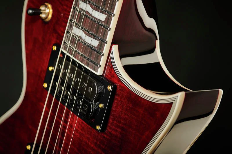 ESP LTD EC1000T CTM STBC GUITARRA ELECTRICA SEE THRU BLACK CHERRY - Image 10