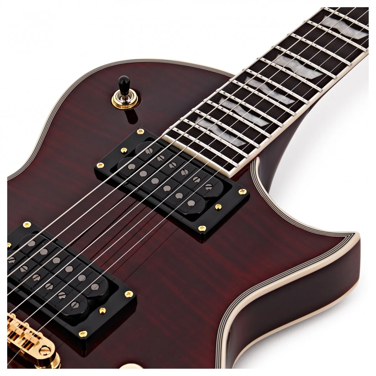 ESP LTD EC1000T CTM STBC GUITARRA ELECTRICA SEE THRU BLACK CHERRY - Image 21