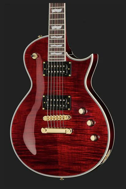 ESP LTD EC1000T CTM STBC GUITARRA ELECTRICA SEE THRU BLACK CHERRY - Image 6