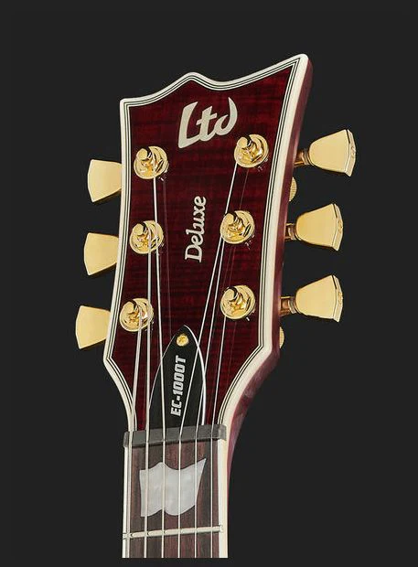 ESP LTD EC1000T CTM STBC GUITARRA ELECTRICA SEE THRU BLACK CHERRY - Image 8