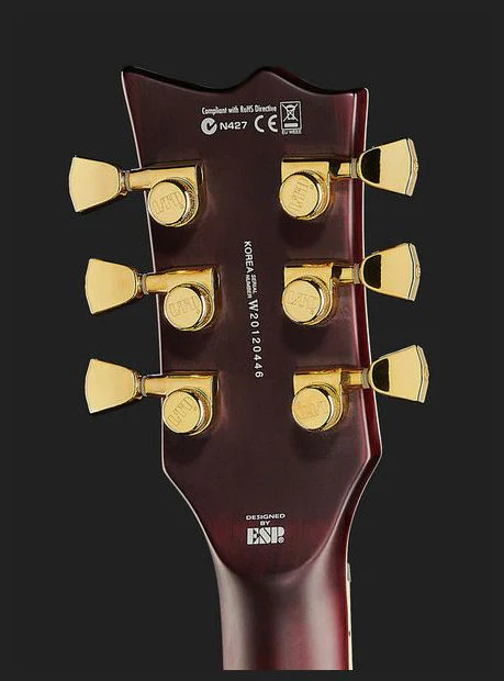 ESP LTD EC1000T CTM STBC GUITARRA ELECTRICA SEE THRU BLACK CHERRY - Image 9