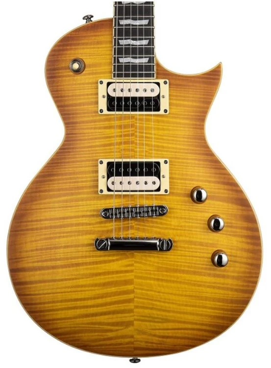 ESP LTD EC1000T FM HBS GUITARRA ELECTRICA HONEY BURST SATIN - Image 3