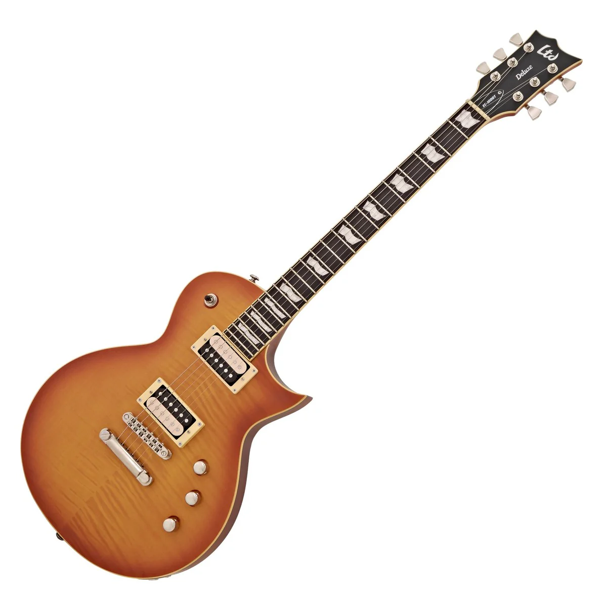 ESP LTD EC1000T FM HBS GUITARRA ELECTRICA HONEY BURST SATIN - Image 4