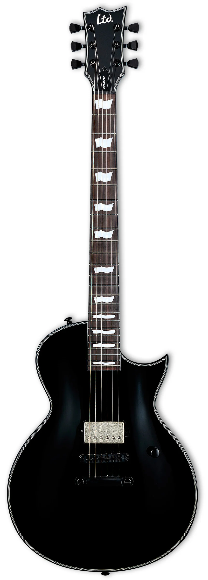 ESP LTD EC201 BLK GUITARRA ELECTRICA NEGRA