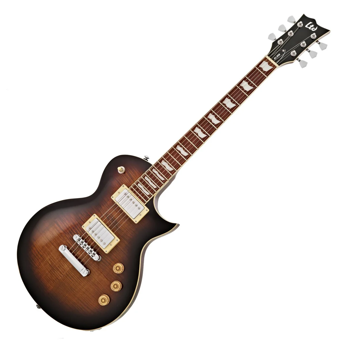 ESP LTD EC256FM DBSB GUITARRA ELECTRICA DARK BROWN SUNBURST. - Image 5