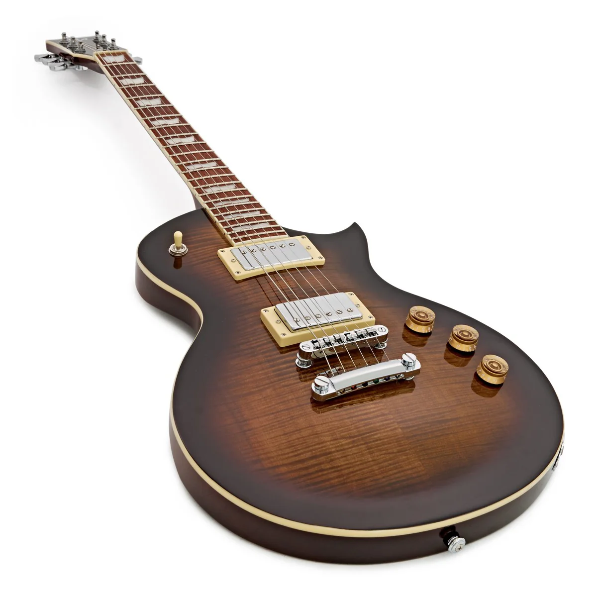 ESP LTD EC256FM DBSB GUITARRA ELECTRICA DARK BROWN SUNBURST. - Image 7