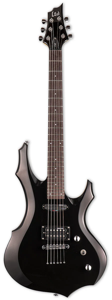 ESP LTD F10 BLK PACK GUITARRA ELECTRICA NEGRA CON FUNDA