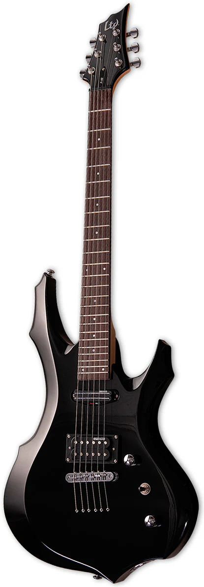 ESP LTD F10 BLK PACK GUITARRA ELECTRICA NEGRA CON FUNDA - Image 2