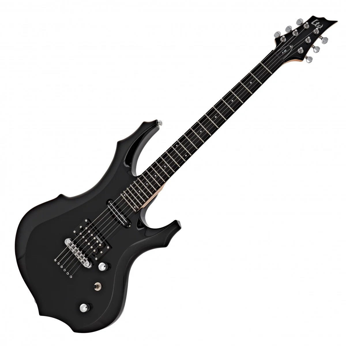 ESP LTD F10 BLK PACK GUITARRA ELECTRICA NEGRA CON FUNDA - Image 4