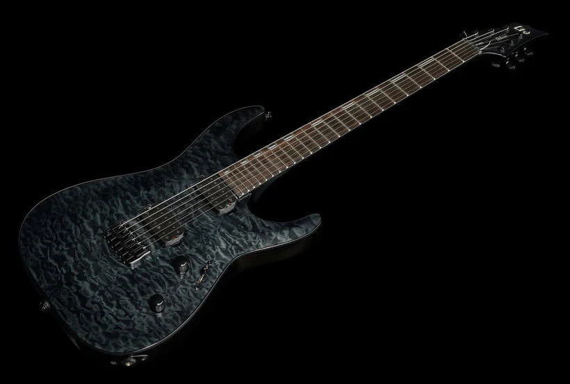 ESP LTD H1001 QM STBLK GUITARRA ELECTRICA SEE THRU BLACK - Image 15