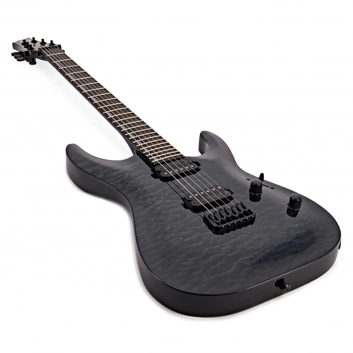 ESP LTD H1001 QM STBLK GUITARRA ELECTRICA SEE THRU BLACK - Image 5