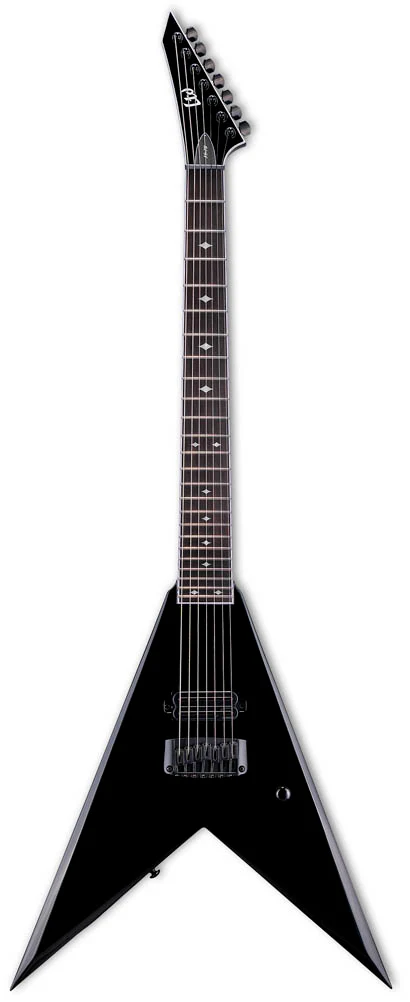 ESP LTD JS-7 BARITONE BLK JACK SIMMONS GUITARRA ELECTRICA 7 CUERDAS NEGRA