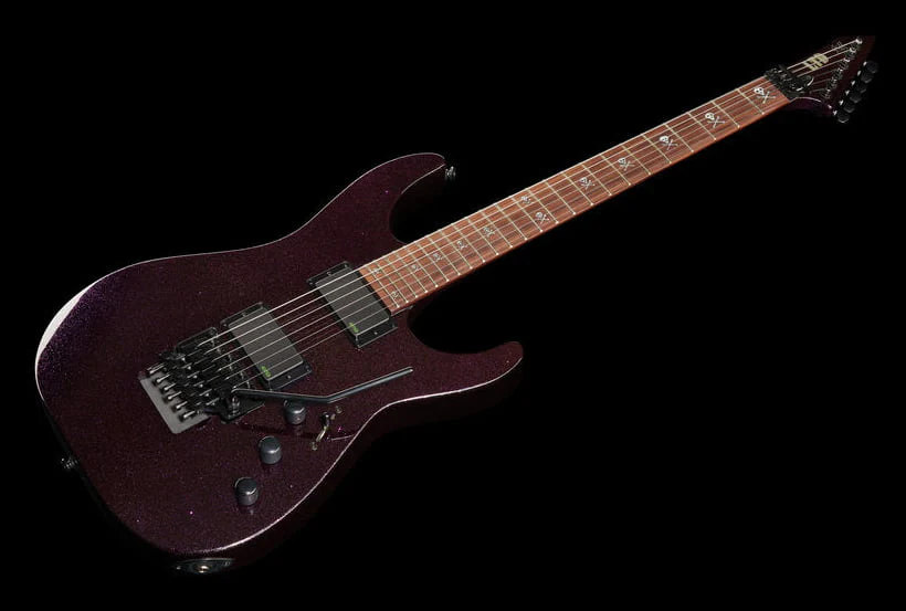 ESP LTD KH602 PSP KIRK HAMMETT GUITARRA ELECTRICA PURPLE SPARKLE CON ESTUCHE - Image 12