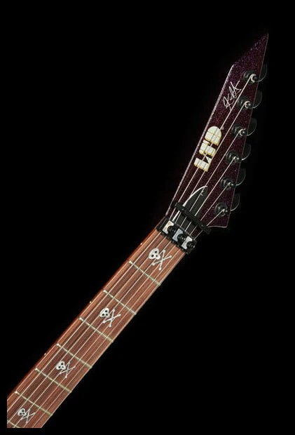 ESP LTD KH602 PSP KIRK HAMMETT GUITARRA ELECTRICA PURPLE SPARKLE CON ESTUCHE - Image 16