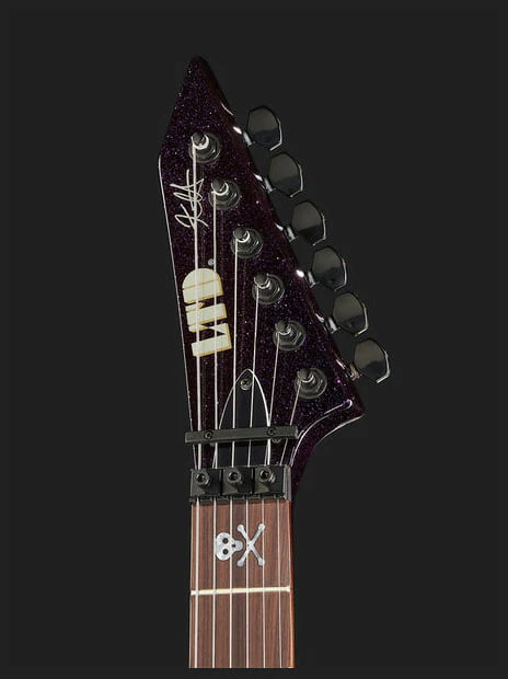 ESP LTD KH602 PSP KIRK HAMMETT GUITARRA ELECTRICA PURPLE SPARKLE CON ESTUCHE - Image 8