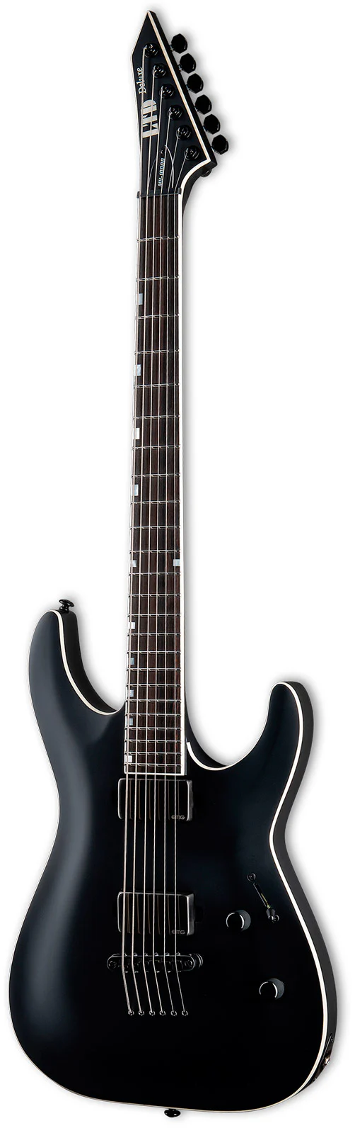 ESP LTD MH1000 BARITONE BLKS GUITARRA ELECTRICA BLACK SATIN - Image 2