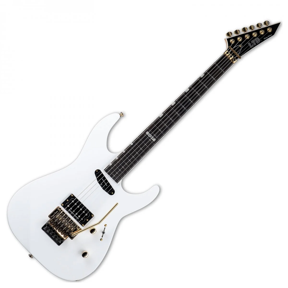 ESP LTD MIRAGE DELUXE 87 SW GUITARRA ELECTRICA SNOW WHITE - Image 4
