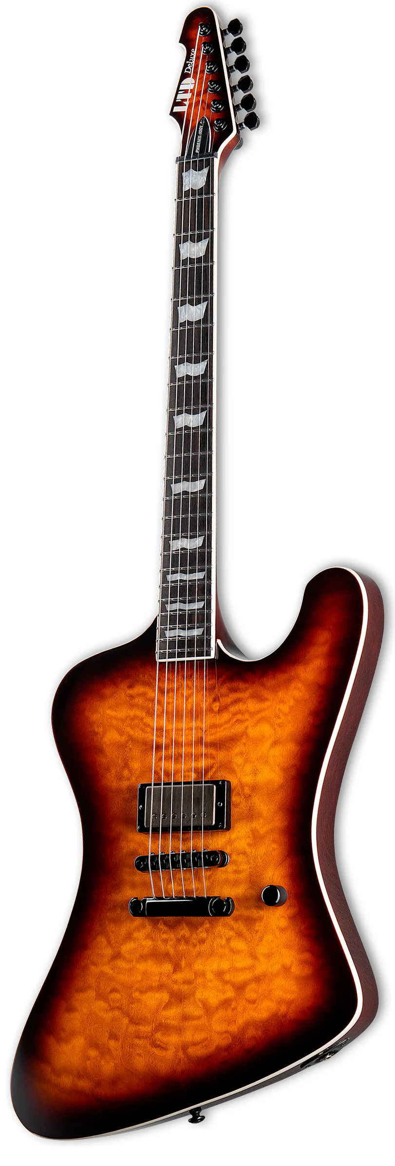 ESP LTD PHOENIX-1001 QM TBS GUITARRA ELECTRICA TOBACCO SUNBURST - Image 2
