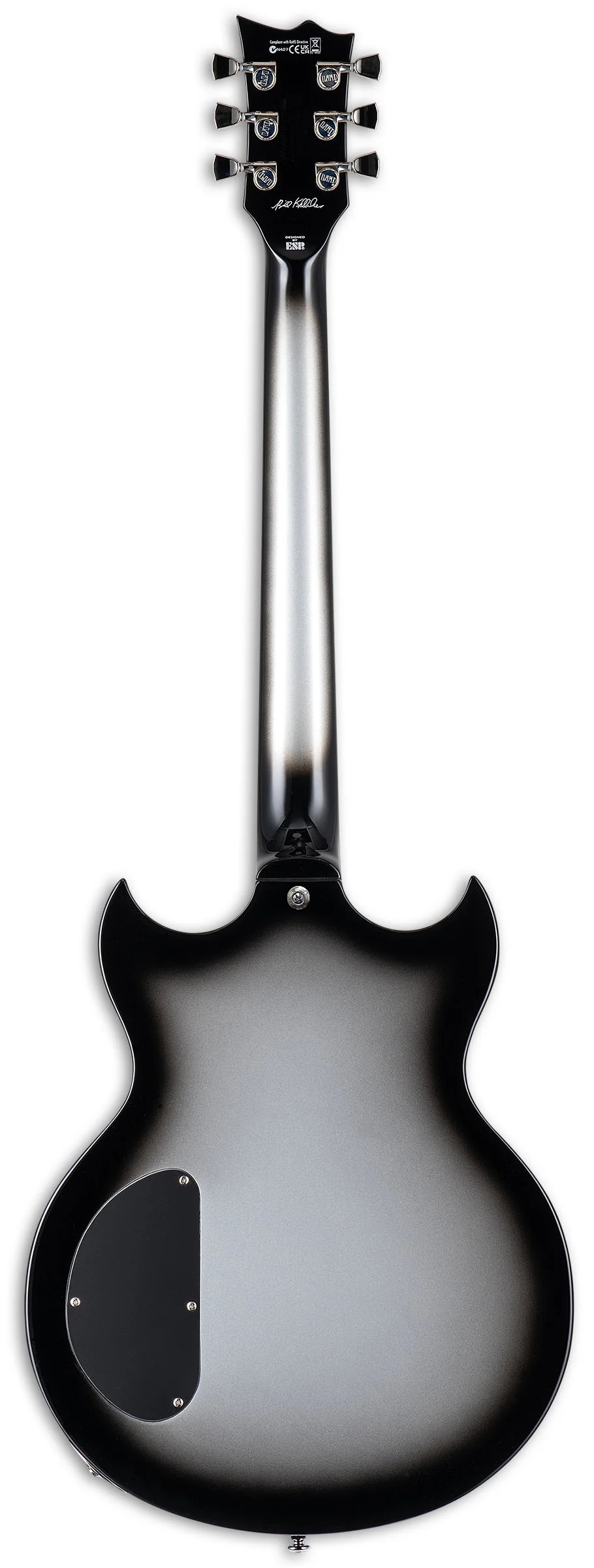 ESP LTD ROYAL SHIVA SSB BILL KELLIHER SIGNATURE GUITARRA ELECTRICA SILVER SUNBURST - Image 3
