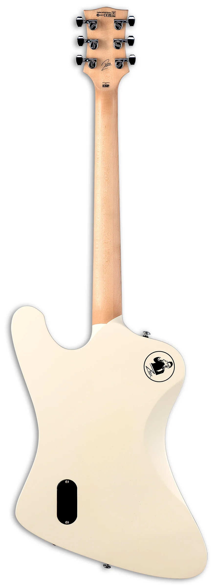 ESP LTD RZK-III OWH RICHARD Z KRUSPE GUITARRA ELECTRICA OLYMPIC WHITE - Image 3