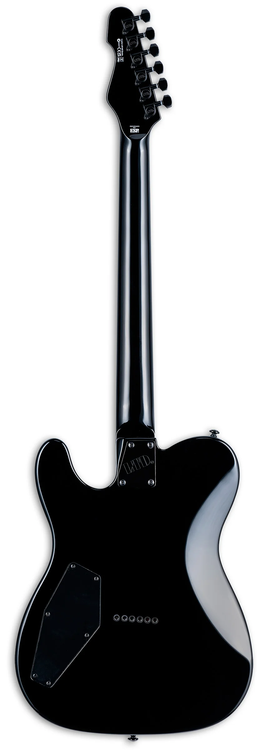 ESP LTD TE201 BLK GUITARRA ELECTRICA NEGRA - Image 3
