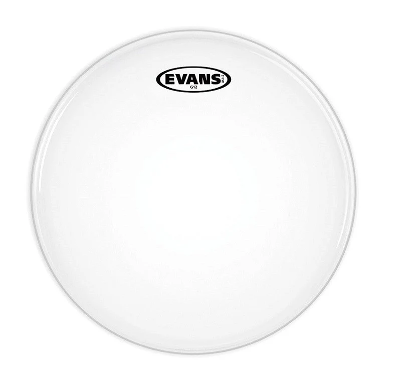 EVANS B12G12 PARCHE TOM 12 BLANCO RUGOSO 2 CAPAS