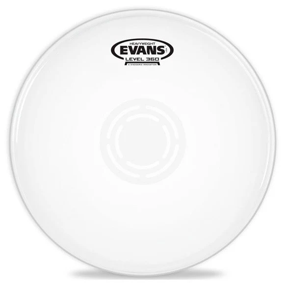 EVANS B14HW HEAVYWEIGHT PARCHE CAJA 14 BLANCO RUGOSO 2 CAPAS
