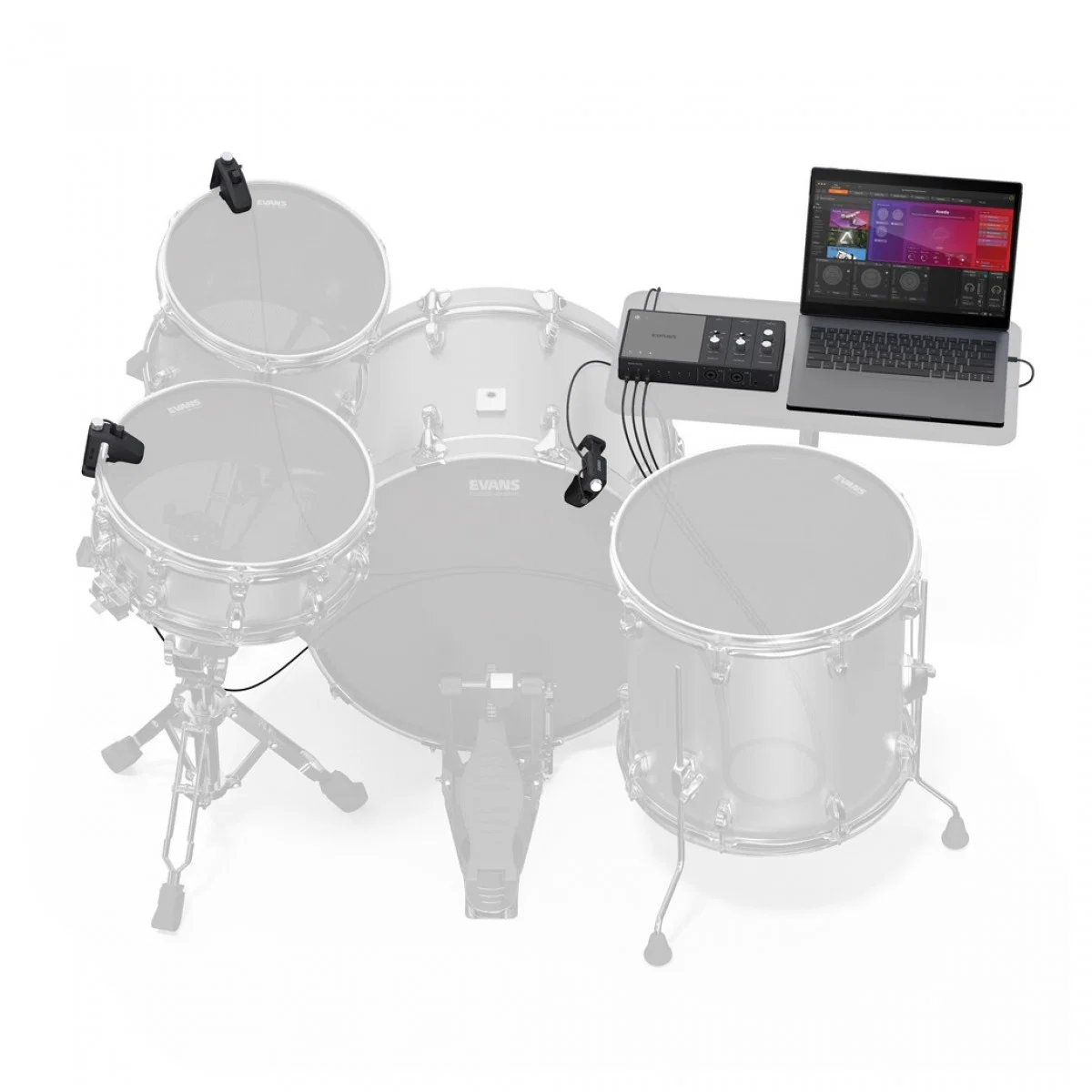 EVANS EHSP-1-BUNDLE HYBRID SENSORY PERCUSSION SOUND SYSTEM SISTEMA BATERIA HIBRIDA - Image 10