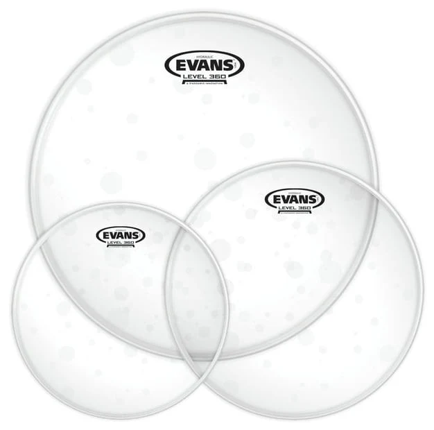 EVANS ETPHYDGLR HIDRAULIC GLASS ROCK PACK DE PARCHES PARA TOM