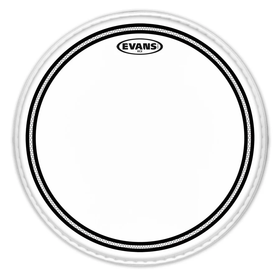 EVANS TT12EC2S PARCHE TOM 12 CON MUFFLE TRANSPARENTE DE 2 CAPAS