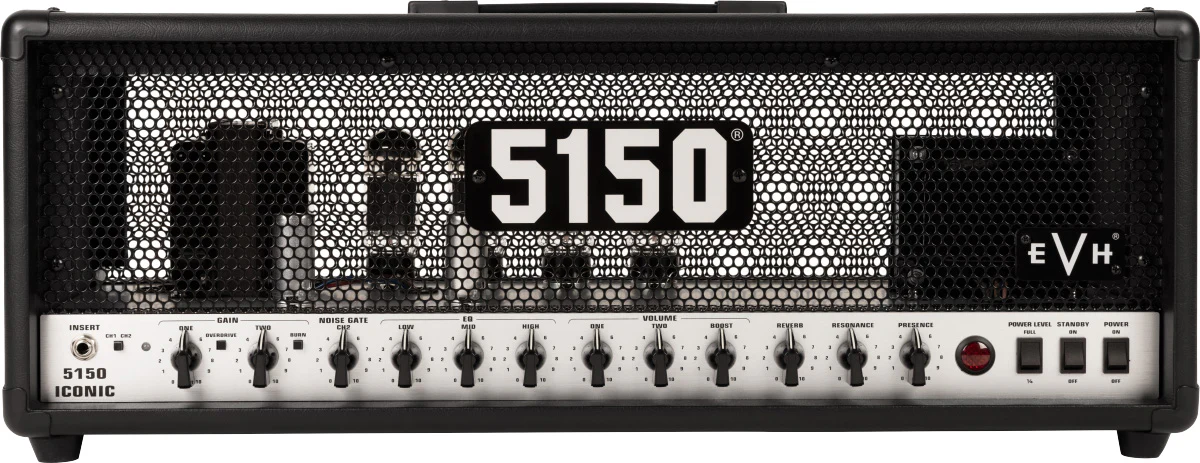 EVH 5150 HEAD BLK ICONIC SERIES AMPLIFICADOR CABEZAL GUITARRA 80W NEGRO