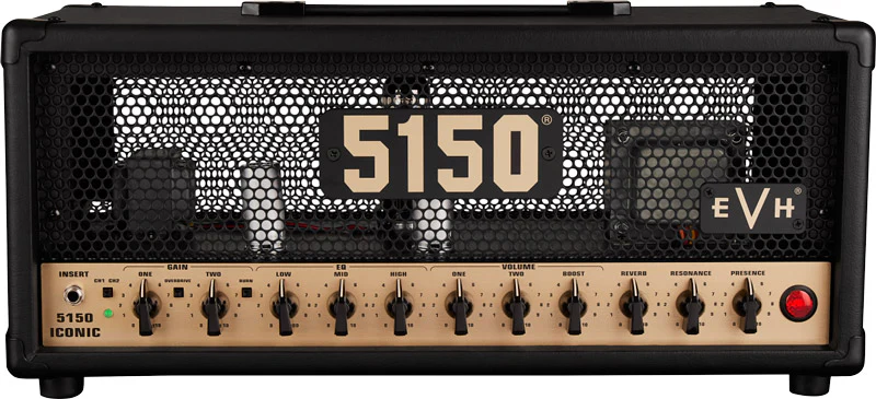 EVH 5150 ICONIC SERIES 15W EL34 HEAD AMPLIFICADOR CABEZAL GUITARRA NEGRO