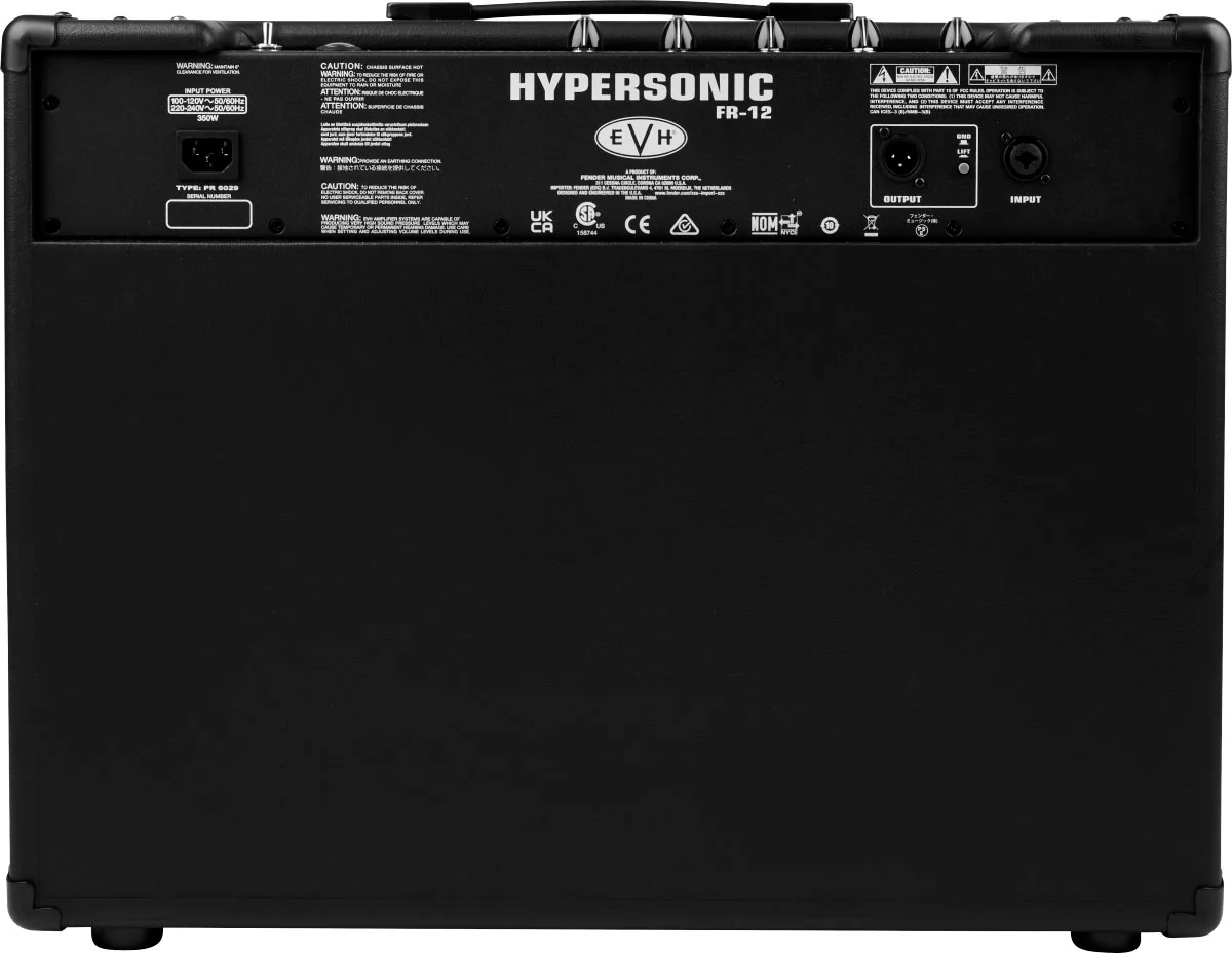 EVH FR12 5150III BLK HYPERSONIC PANTALLA GUITARRA NEGRA - Image 3