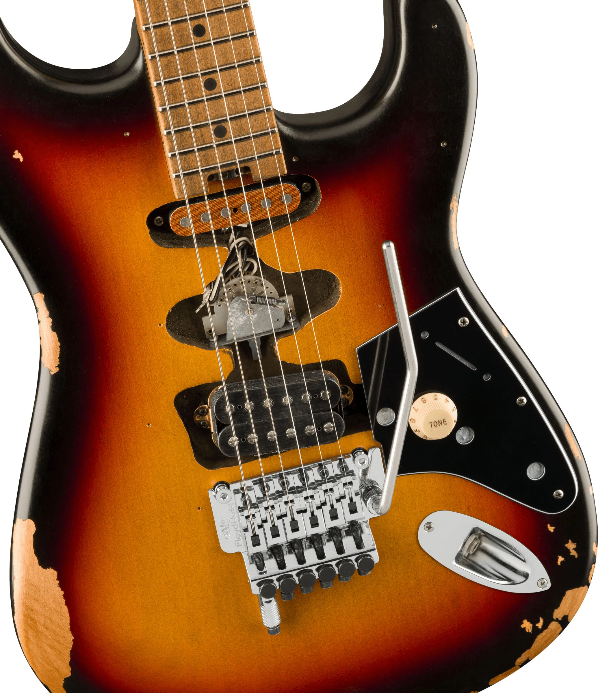 EVH LIMITED EDITION FRANKENSTEIN RELIC SERIES MN GUITARRA ELECTRICA VINTAGE SUNBURST - Image 3