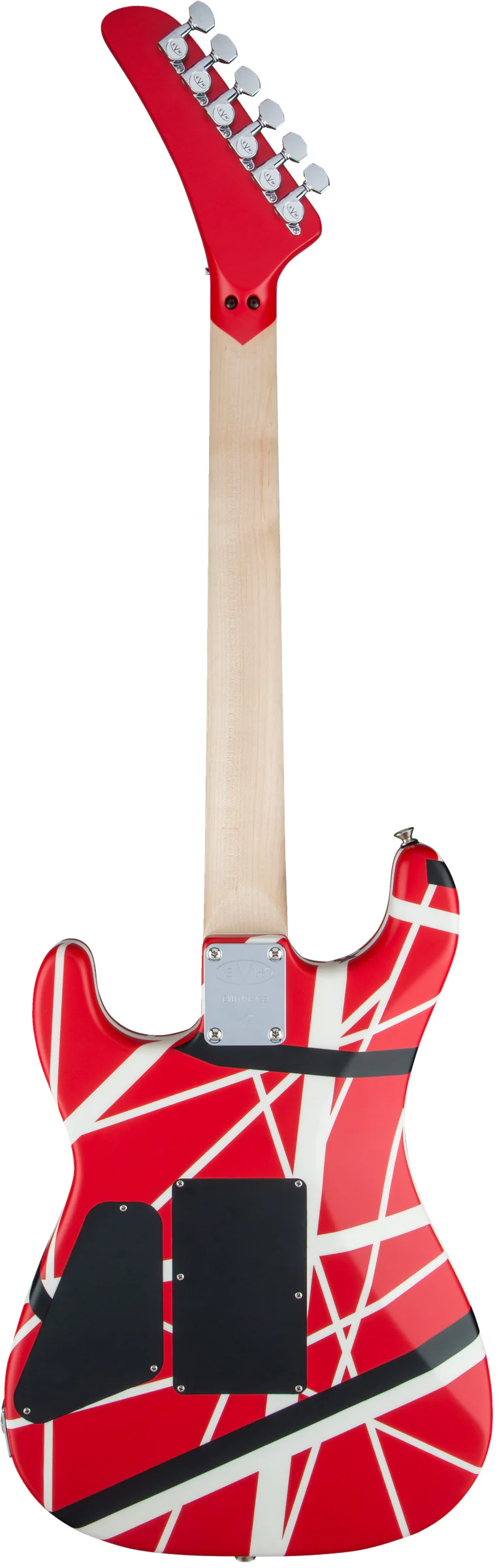 EVH STRIPE SERIES 5150 MN GUITARRA ELECTRICA RED WITH BLACK AND WHITE STRIPES - Image 4