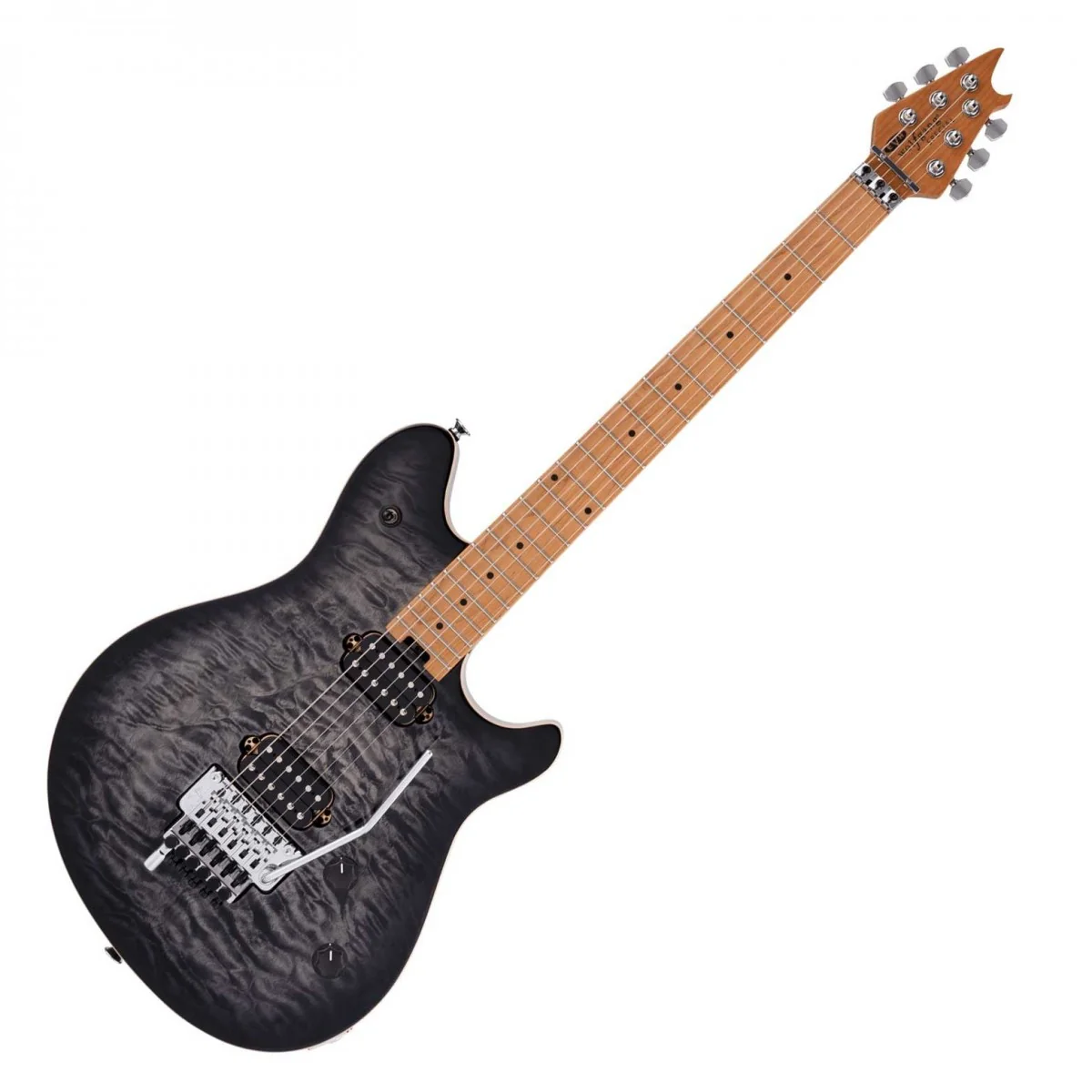 EVH WOLFGANG SPECIAL QM BAKED MN GUITARRA ELECTRICA CHARCOAL BURST - Image 9