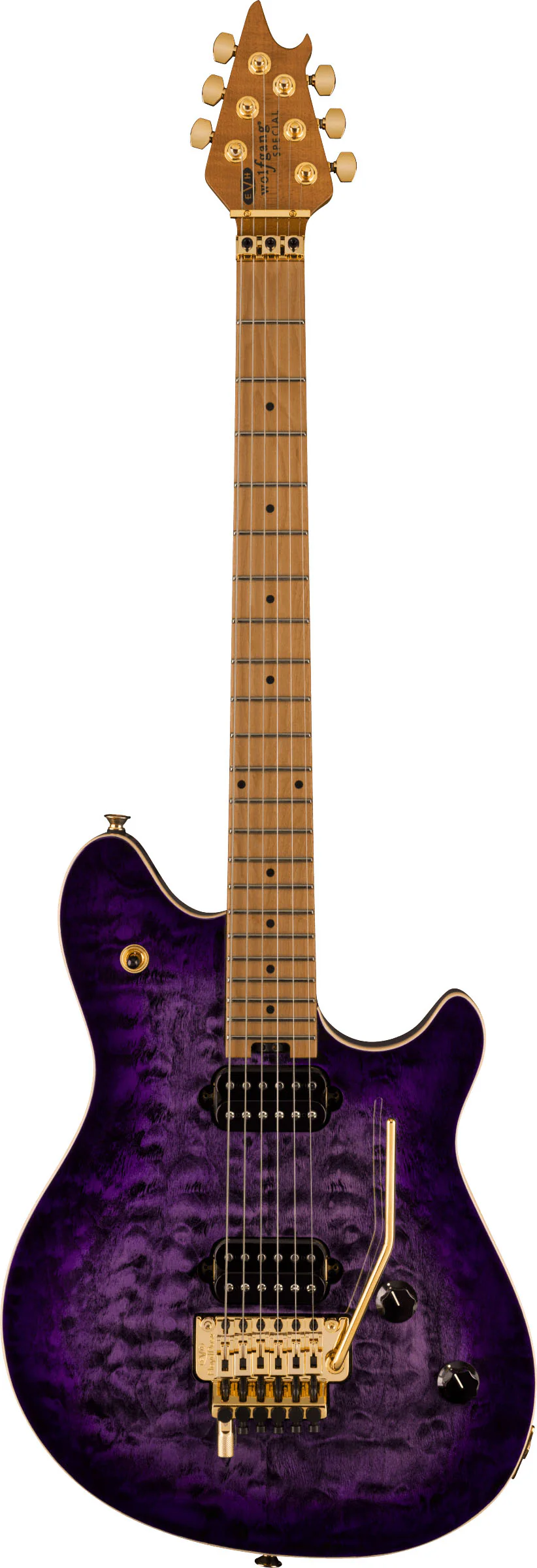 EVH WOLFGANG SPECIAL QM BMN GUITARRA ELECTRICA PURPLE BURST