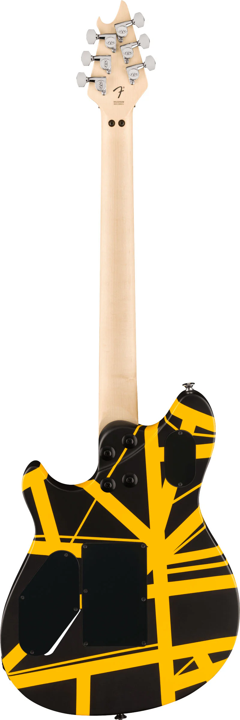 EVH WOLFGANG SPECIAL STRIPED EB GUITARRA ELECTRICA NEGRO AMARILLO - Image 2