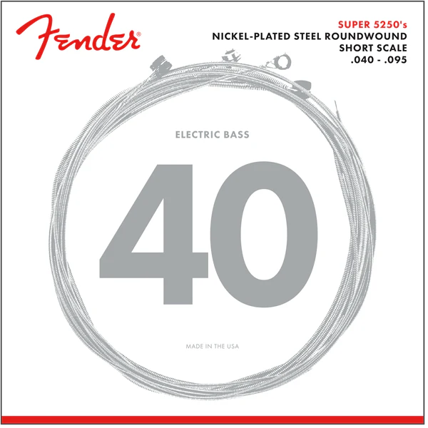 FENDER 0735250402 5250XL NPS ESCALA CORTA JUEGO CUERDAS BAJO 040-095