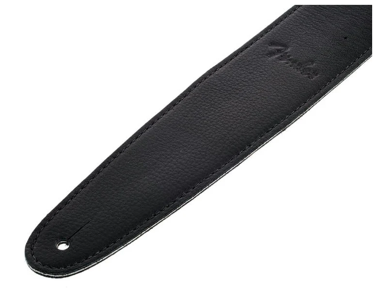FENDER 0990622006 ARTISAN CRAFTED LEATHER CORREA GUITARRA NEGRA - Image 4