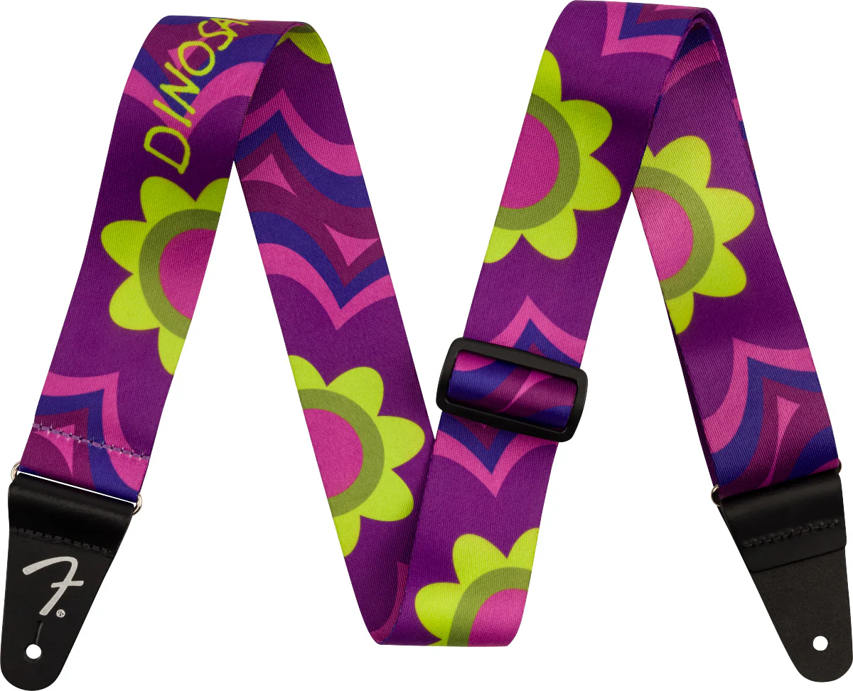 FENDER 0990639026 J MASCIS MAGENTA FLOWER STRAP CORREA GUITARRA.