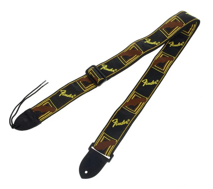 FENDER 0990681000 CORREA 2 MONOGRAM BLACK/YELLOW/BROWN - Image 3