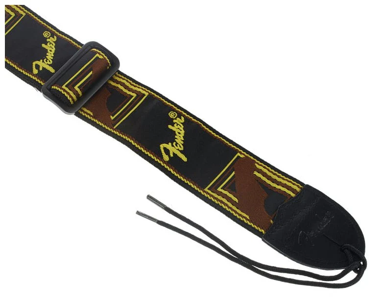 FENDER 0990681000 CORREA 2 MONOGRAM BLACK/YELLOW/BROWN - Image 4