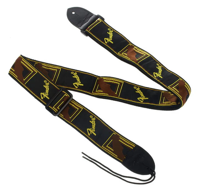 FENDER 0990681000 CORREA 2 MONOGRAM BLACK/YELLOW/BROWN - Image 6