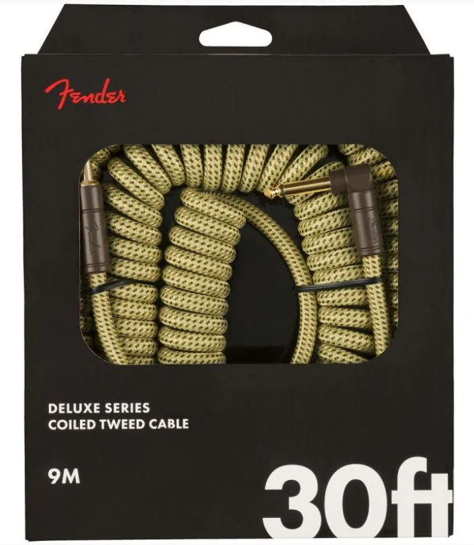 FENDER 0990823050 DELUXE SERIES CABLE INSTRUMENTO RIZADO 9 METROS TWEED - Image 4
