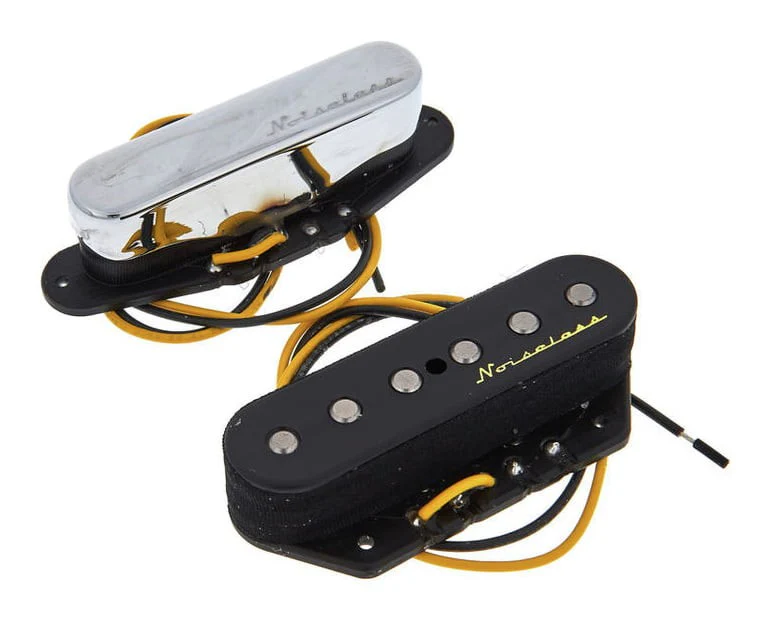 FENDER 0992116000 VINTAGE NOISELESS TELECASTER PICKUPS SET PASTILLAS GUITARRA - Image 2