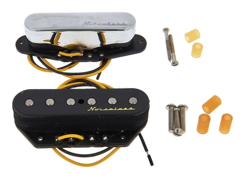 FENDER 0992116000 VINTAGE NOISELESS TELECASTER PICKUPS SET PASTILLAS GUITARRA - Image 4